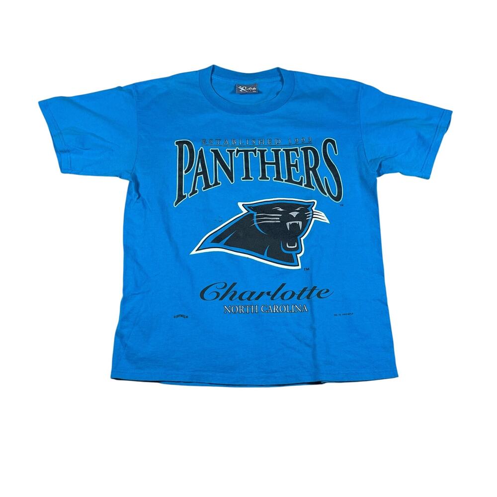 Vintage 90's Lee Sports Carolina Panthers Graphic T-shirt Mens large
